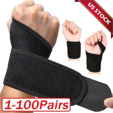 Wrist Brace Sports Band Wrap Adjustable Support Gym Strap Carpal Tunnel Bandage