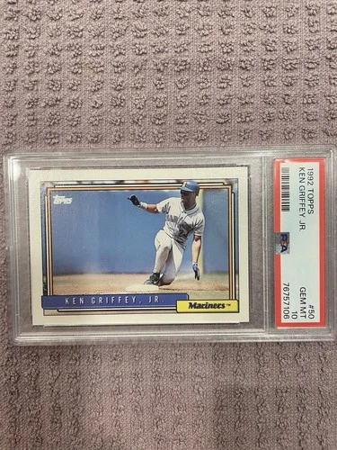 1992 Topps Ken Griffey Jr #50 Mariners PSA GEM MT 10 Baseball Card