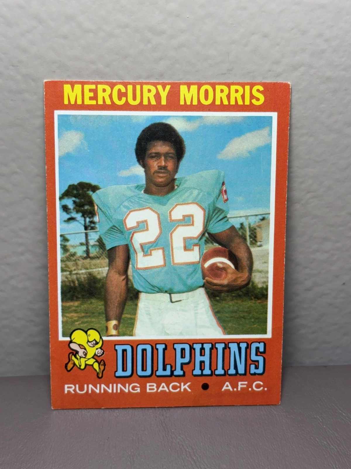 Mercury Morris trading card