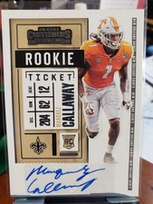 MARQUEZ CALLAWAY 2020 PANINI CONTENDERS   RC / AUTO TENNESSEE / SAINTS