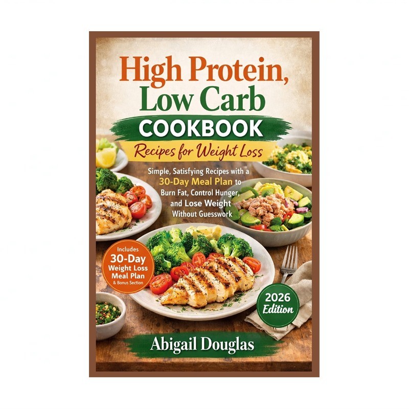 High Protein, Low Carb Cookbook Recipes for Weight Loss: Simple, Satisfying R...