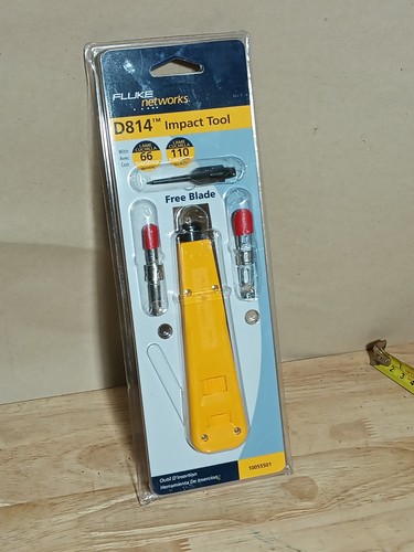 Fluke Networks 10055501 D814 Impact Punch Down Tool with EverSharp 110 &