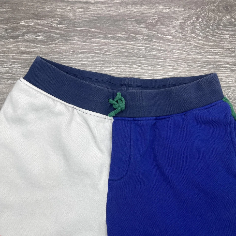 Polo Ralph Lauren Shorts Boys Large 14-16 Blue Green Colorblock Fleece Pony - Image 3 of 4