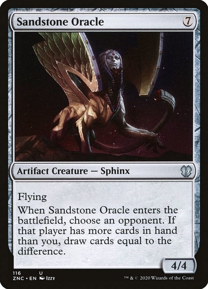 2020 Magic: The Gathering: ZNC - Sandstone Oracle (#116, U, Near Mint)
