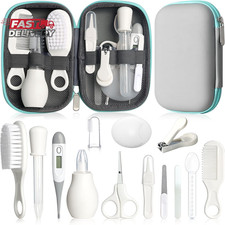 Baby Grooming Kit, Infant Safety Care Set with Hair Brush Comb Nail Clipper Nasa