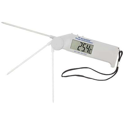 Traceable Flip-Stick Thermometer Ultra with Calibration; ±0.3°C Accuracy at Test