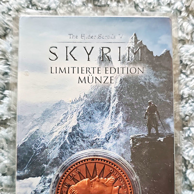 The Elder Scrolls V: Skyrim Limitierte Edition Münze   The Elder Scrolls Serie