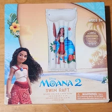 Disney Moana 2 Swim Raft 41 Inch Kids Inflatable Pool Float/raft