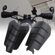 Matte Black Hand Guards Guard For Harley Touring Electra Street Road Glide