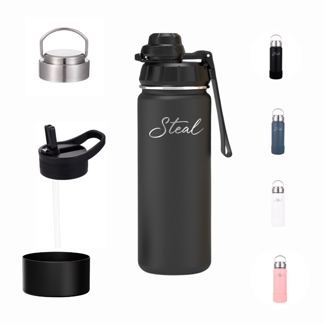 Edelstahl Trinkflasche Isolierflasche 500ml 530ml Thermoflasche BPA Frei Sport