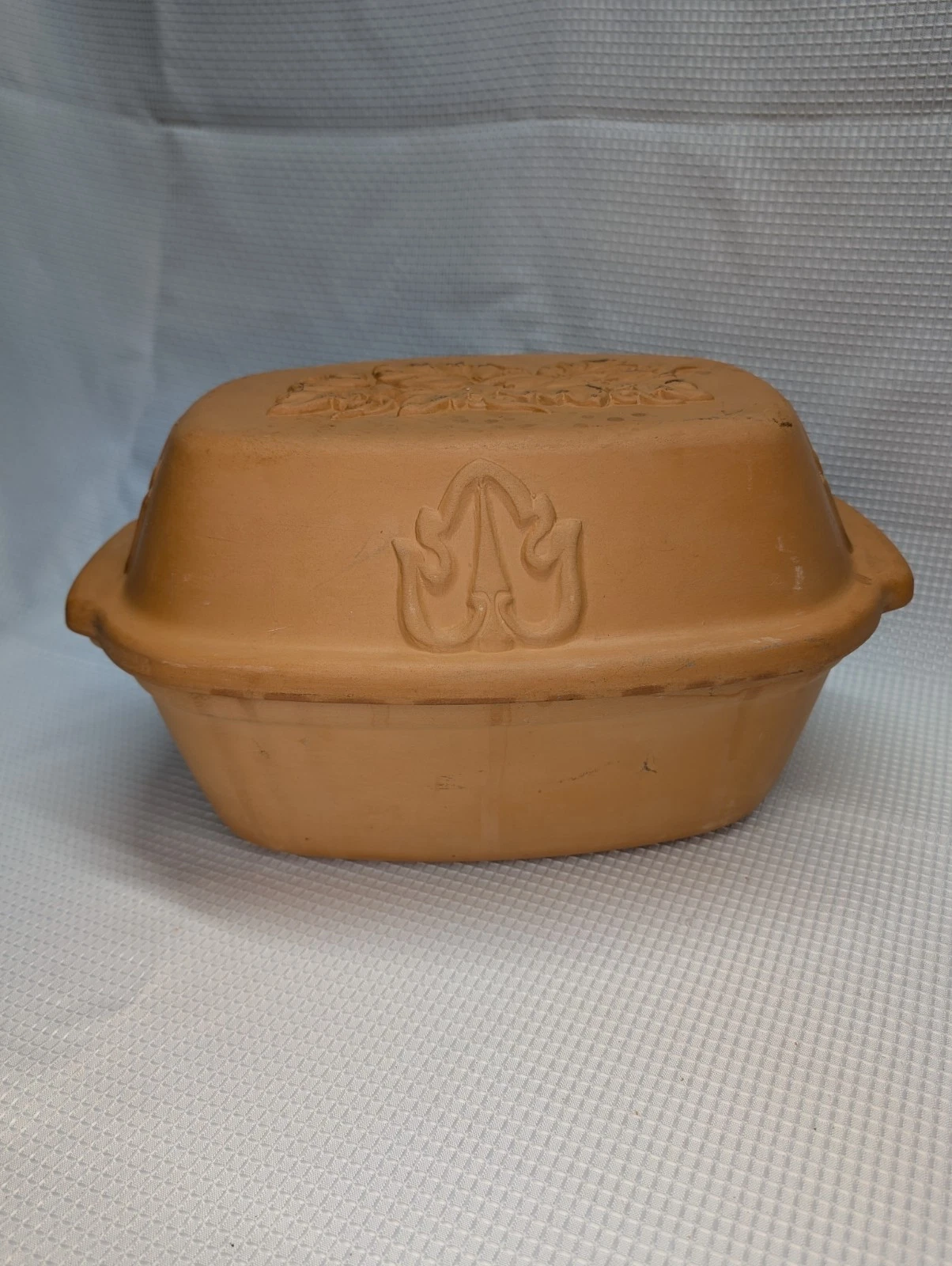 Vintage Clay Roaster Terracotta Baker ABC USA