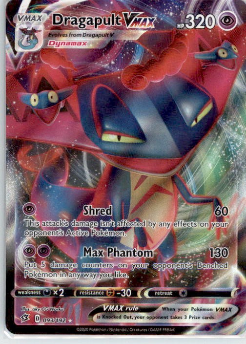 Dragapult VMAX 093/192 NM SWSH02: Rebel Clash