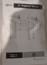 Universal Projector Screen Mount Ceiling Wall Hanging L-Brackets Kit NEW
