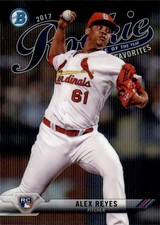 2017 Bowman Chrome Rookie of the Year Favorites Refractors #ROYF14 Alex Reyes BB