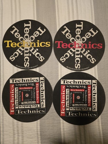 4 Technics Turntable Slipmat Collection