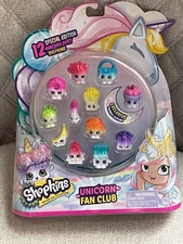 SHOPKINS UNICORN FAN CLUB 12 SPECIAL EDITION UNICORN DUST SHOPKINS FIGURES NEW