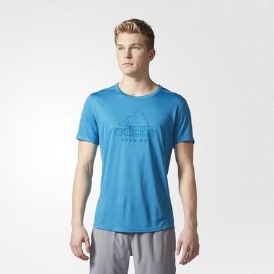 adidas Herren Top Oberteil Shodo Reversible T-Shirt Sportshirt, Blau, S