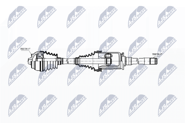 Antriebswelle NTY NPW-BM-030 FüR BMW F12 F10 F13 F11 F06 37 27 5Er Touring 6Er-image