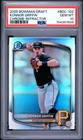2025 Bowman Draft  Konnor Griffin #BDC-102 Chrome Refractor Graded PSA 10 GEM MT