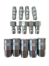 15 Pc MILTON 1803 1809 1810 P STYLE AIR HOSE FITTINGS 1/4" NPT FREE SHIPPING