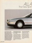 1987 Cadillac Allante Convertible Photo 2pg print ad