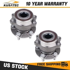 Pair Rear Wheel Hub Bearing Assembly For Subaru Impreza 12-19 Crosstrek 16-20
