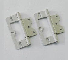 12PC 3" Light Almond Non Mortise Butt Hinges for Inset Door Kitchen Cabinet Box