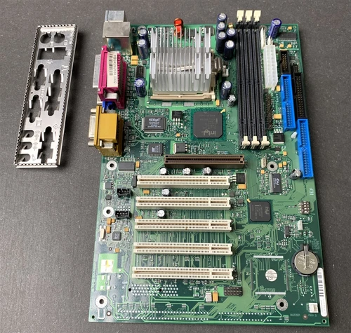 Fujitsu Mainboard D1219-A32 GS3 - Pentium III SL52R - AGP ATX PGA 370 - Defekt!