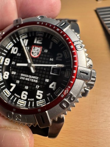 Luminox 6250 Swiss Quartz 200M Automatic Date Analog Men's Watch Working Used - Picture 7 of 7