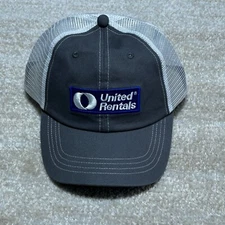 United Rentals Gray Trucker Hat Mesh Snapback Cap One Size Adjustable