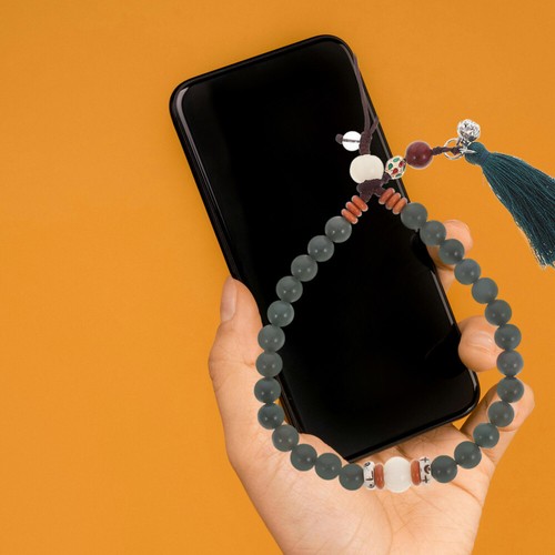Paski na telefon komórkowy Biżuteria Łańcuszek Antykradzieżowa Smycz Charm na nadgarstek - Zdjęcie 9 z 12