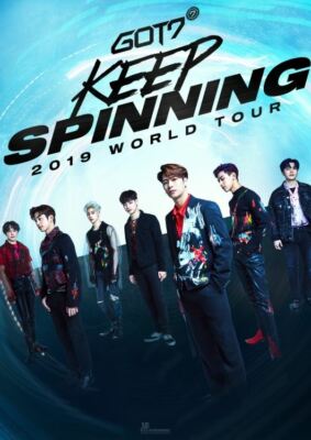 GOT7 2019 WORLD TOUR KEEP SPINNING OFFICIAL GOODS PHOTO MASKING