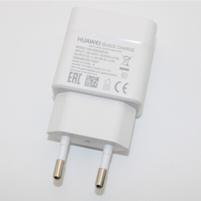 Original Huawei P20lite 9V/2A Fast Charge Adapter TypeC USB Cable 