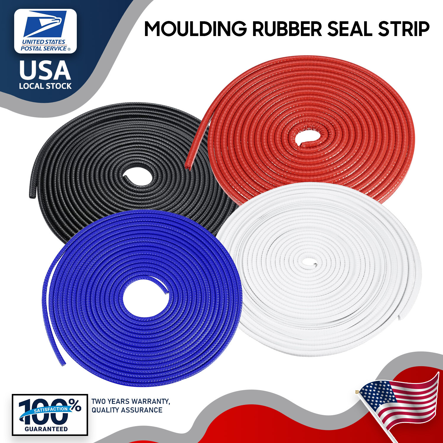 32ft  Rubber Seal Strip Car Parts Door Window Push-On Pinch Weld Trim decoration