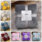 Mink Throw Luxury Super Soft Plain Large Bedding Blanket Sofa Settee Throws