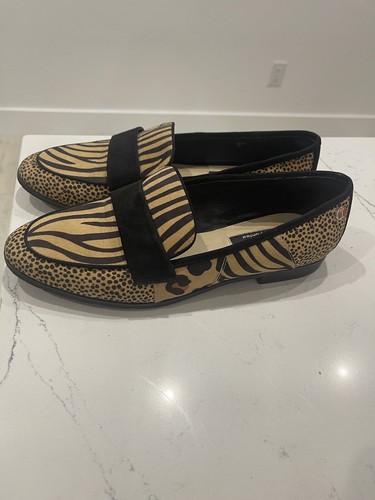 ISAAC MIZRAHI ANIMAL PRINT LOAFERS SZ 7M - Picture 2 of 7