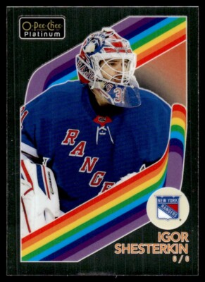 Igor Shesterkin #R-13 2023-24 O-Pee-Chee Platinum Retro NHL Card New York