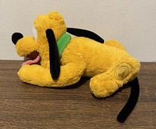 Vintage Disney Parks Pluto Plush Dog Stuffed Animal Bean Bag 9 Disneyland