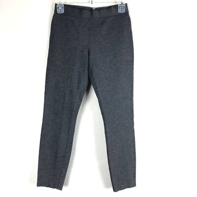 J. Crew Dark Gray Exposed Zipper Elastic Waist Stretch Pixie Short Legging Pants