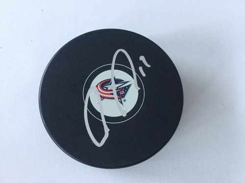 Ryan Johansen Signed Autographed Columbus Blue Jackets Hockey Puck PSA DNA COA b - 第 3/3 張圖片