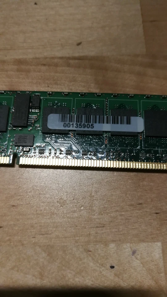 NANYA 1GB PC2-3200R DDR2-400 1RX4 ECC NT1GT72U4PA0BU-5A FREE SHIPPING. - Image 2 of 4