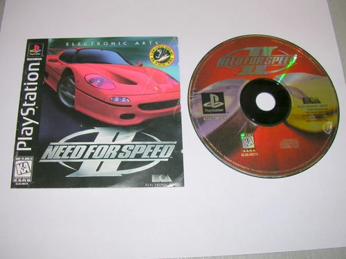 Need for Speed II 2 (Playstation 1 PS1 PSX) Disc and Manual Only, No Case