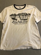 Chaps Shirt Mens Medium Long Palm Cove Boatho...