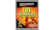 Grabber TWES 1 Pair Rounded Toe Adhesive Backing Orange/White Toe Wa (FVS023147)