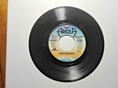 Chanson- Don't Hold Back/ Did You Ever 45 +SHIPPING DEAL!