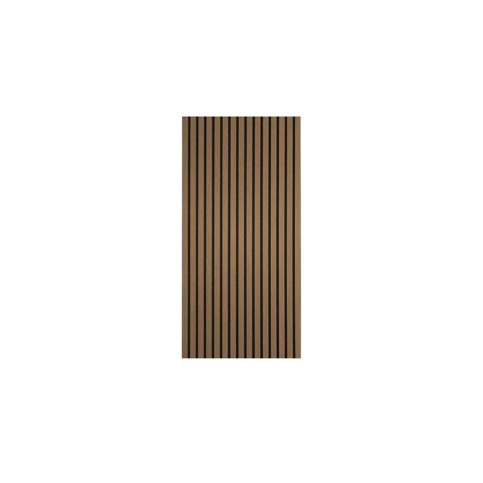 DecorAndDecor - Acoustic Slat Wood Wall Panel - Smoked Oak 1200 ...