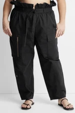 Future Collective w/Jenny K Lopez Black Cargo Pant's Womens Size 20