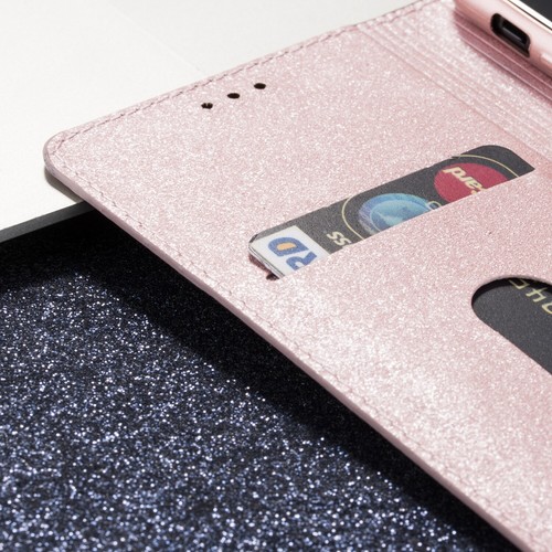 Luxury Bling Leather Magnetic Flip Phone Case For iPhone 12 13 14 15 16 Pro Max - Picture 8 of 18