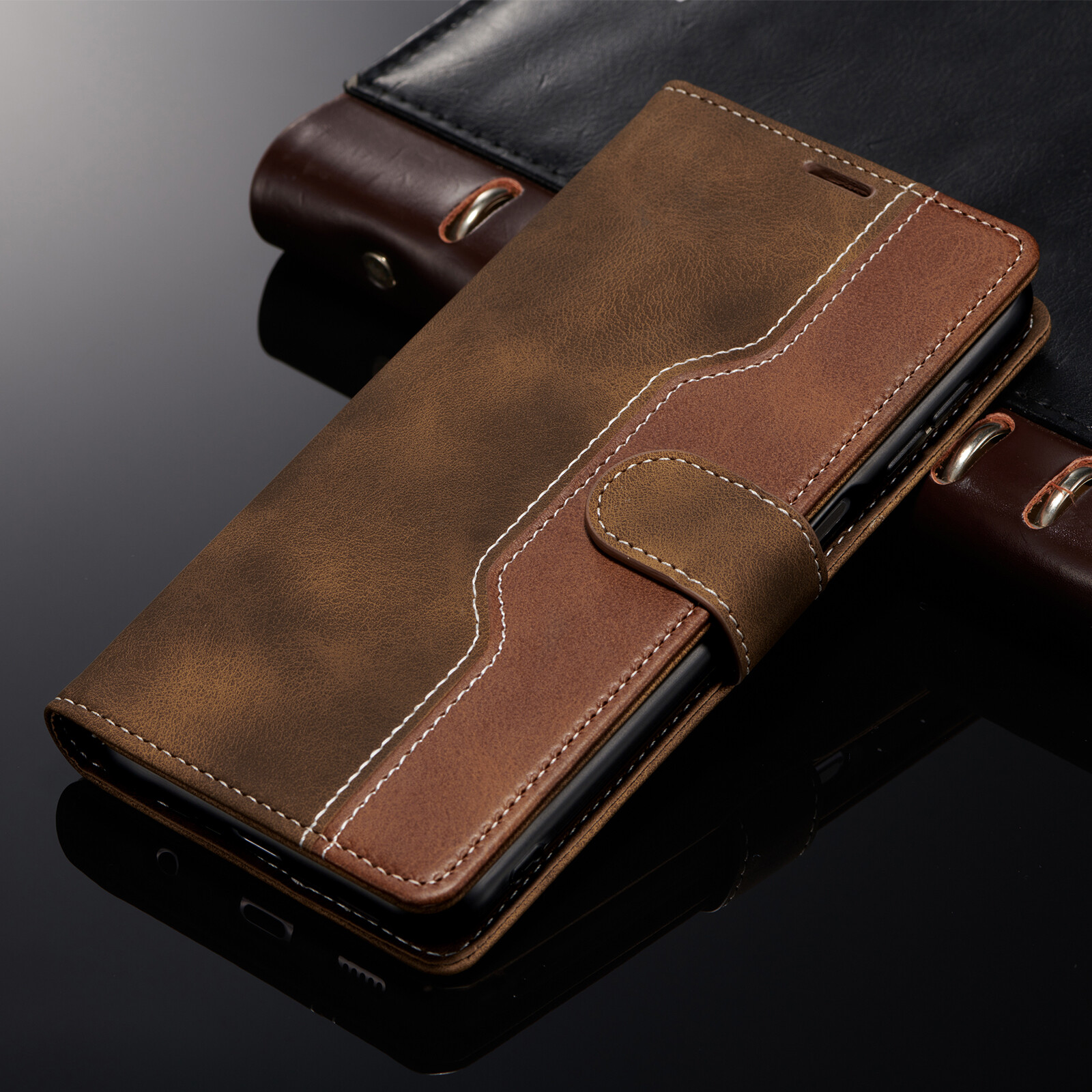 Leather Flip Phone Case For A34 A54 A13 S20 FE S21 S23 Ultra Wallet