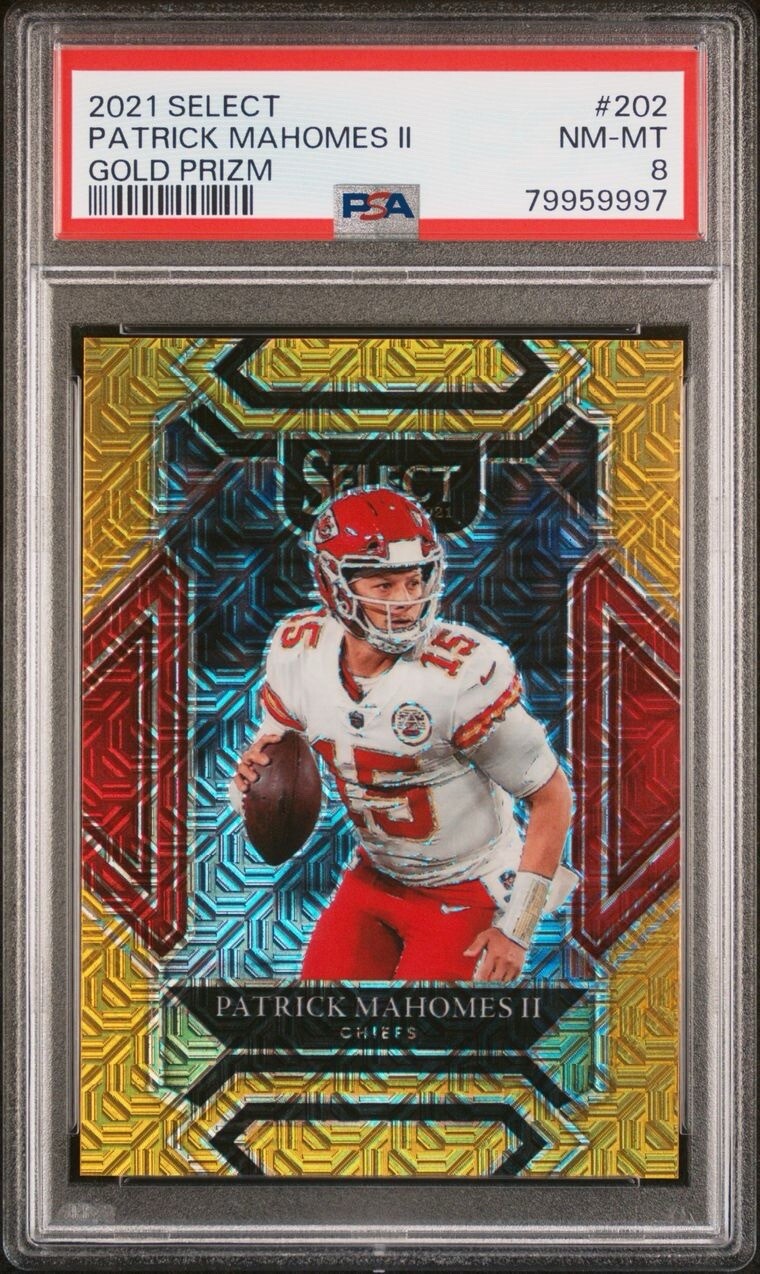 Patrick Mahomes 2021 Select Gold MOJO 5/10 Club Level Chiefs MVP 🔥 eBay